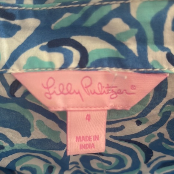 Lilly Pulitzer chasing tail cruiser button down shirt - Picture 5 of 5